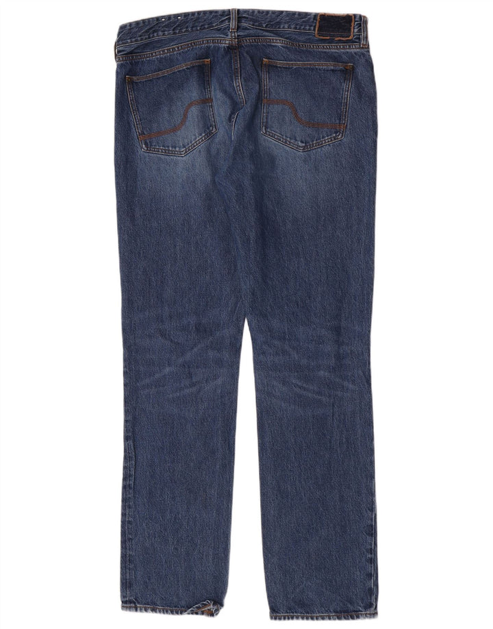 Vaqueros rectos para hombre Fat Face W38 L34 Algodón azul