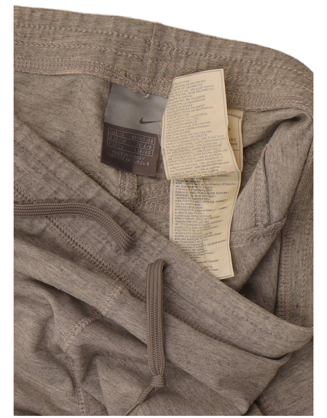 Nike Pantalones de chándal para mujer UK 6/8 XS Gris Algodón