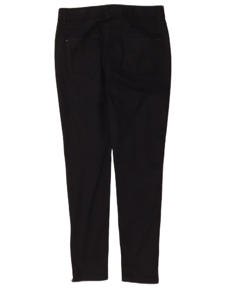 Marks & Spencer Pantalones cargo ajustados para mujer UK 12 Medium W30 L29 Azul marino