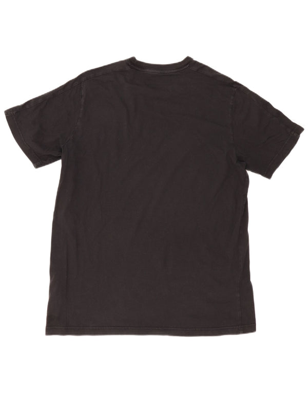 Adidas - Camiseta para hombre, talla grande, algodón negro