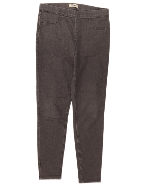 Marks & Spencer Jeans Jegging para Mujer UK 10 Small W30 L27 Algodón Gris
