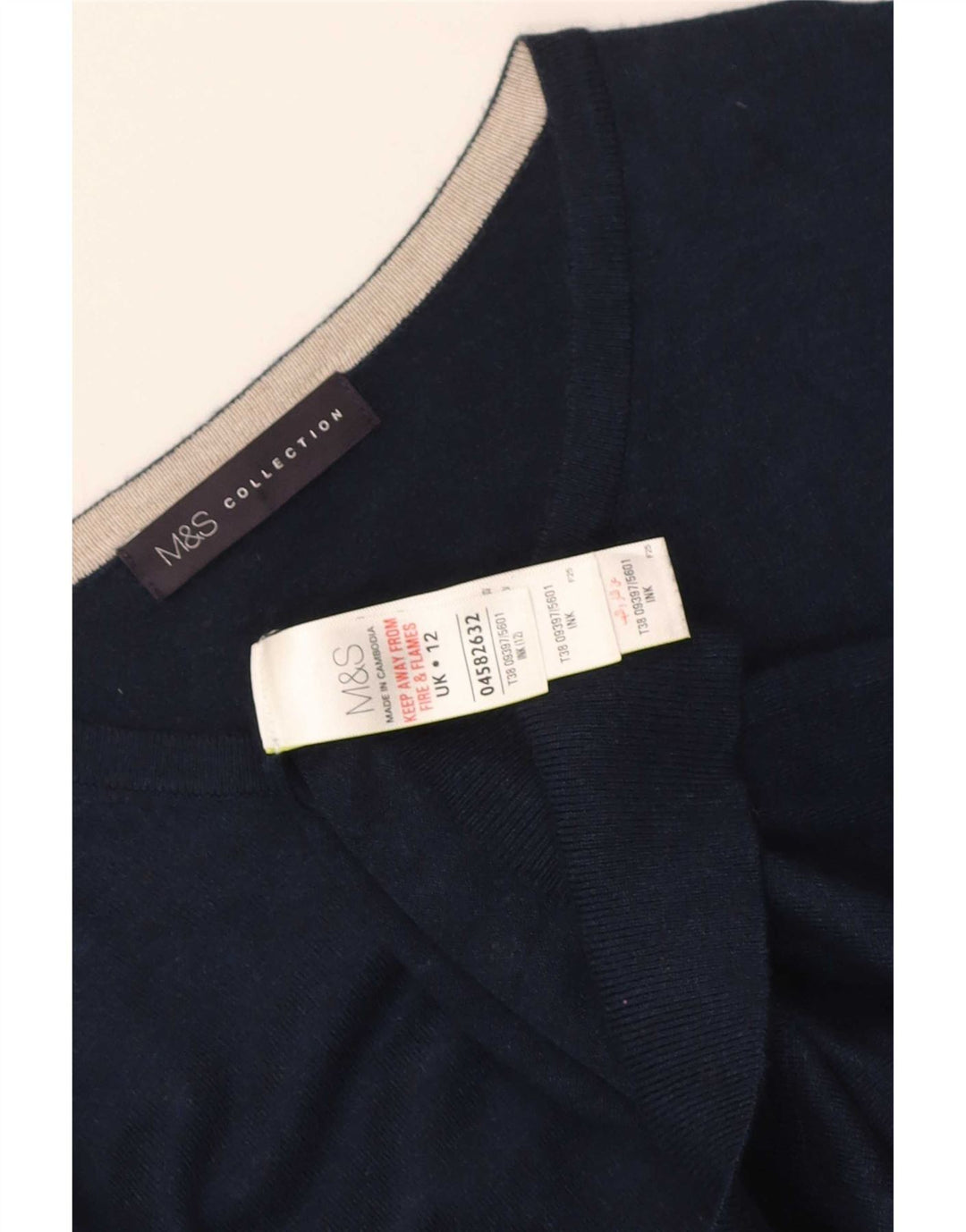 Marks & Spencer - Cárdigan para mujer, talla 40, talla mediana, viscosa, color azul marino