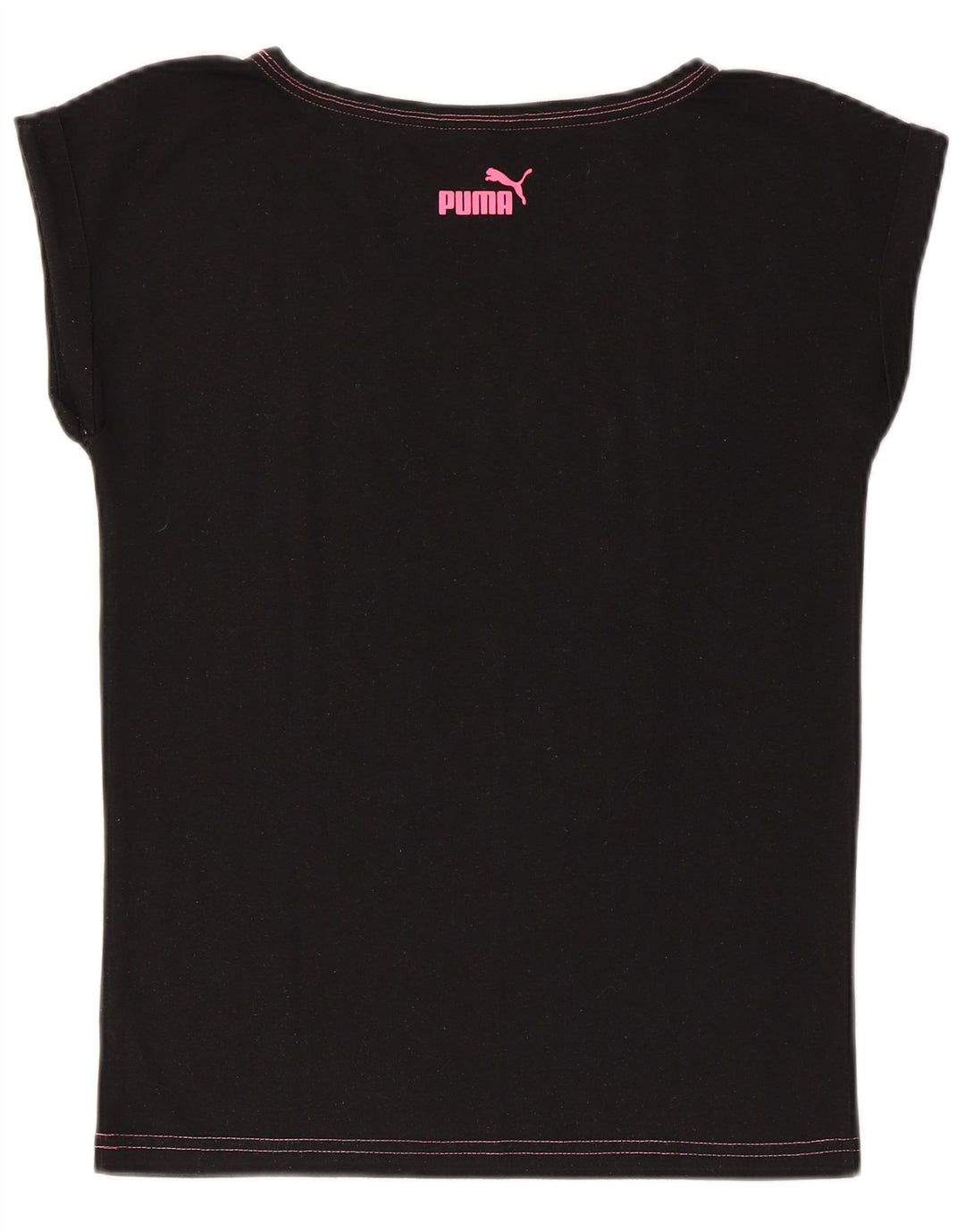 PUMA Camiseta gráfica para niña 11-12 años Negro