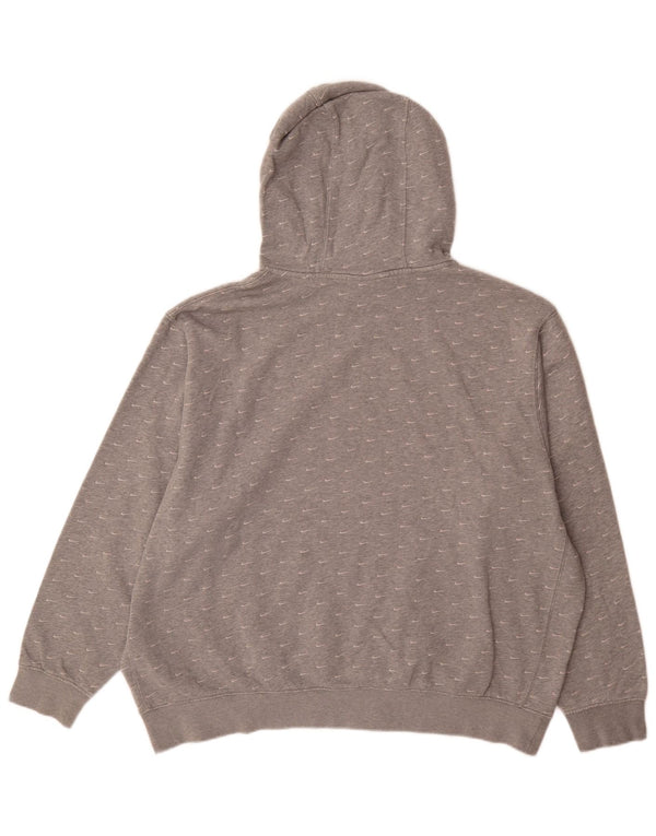 Nike - Sudadera con capucha para hombre, talla 2XL, color gris, algodón deportivo