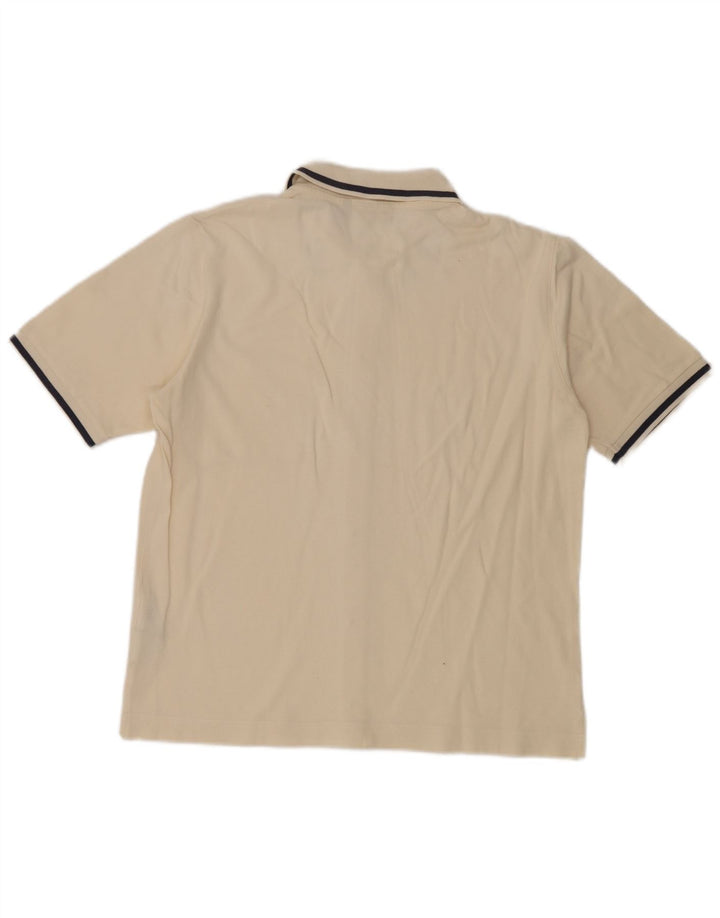 Diadora Camisa Manga Corta Hombre Algodón Blanco Mediano