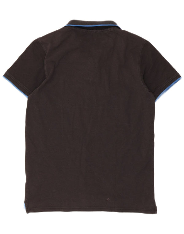 Asociación de Polo de EE. UU. Camisa Hombre Mediana Negra