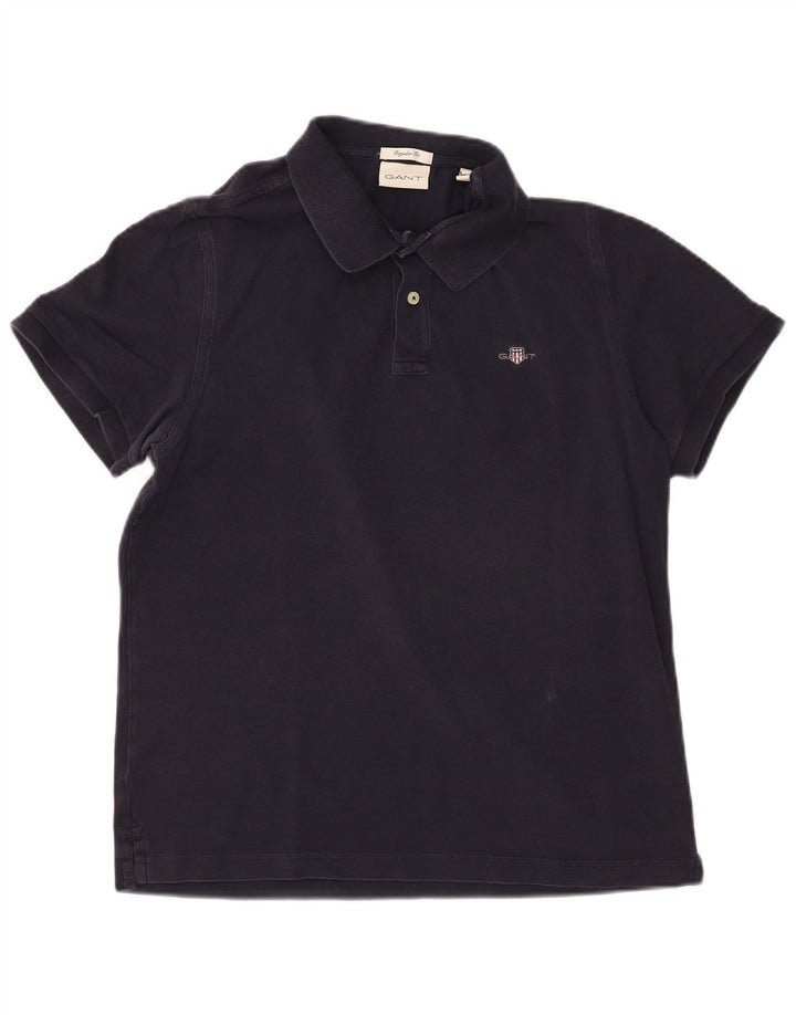 Gant Polo Regular Fit De Algodón Azul Marino Grande Para Hombre