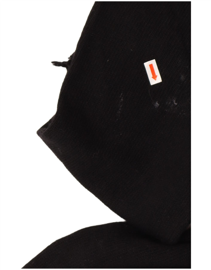 REPLAY Suéter tipo jersey con cuello vuelto para mujer UK 44 Large Lana negra