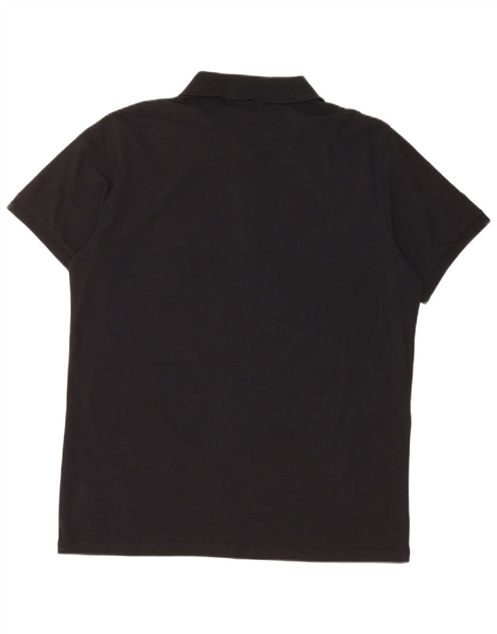 Karl Lagerfeld - Polo para hombre, talla grande, color negro