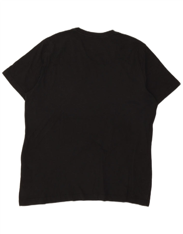 LEVI'S Mens Relaxed Graphic T-Shirt Top Medium Black Cotton