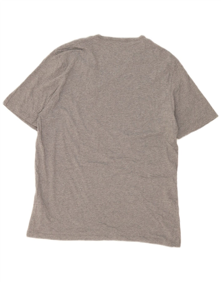 Hugo Boss Hombre Camiseta Top XL Gris Algodón