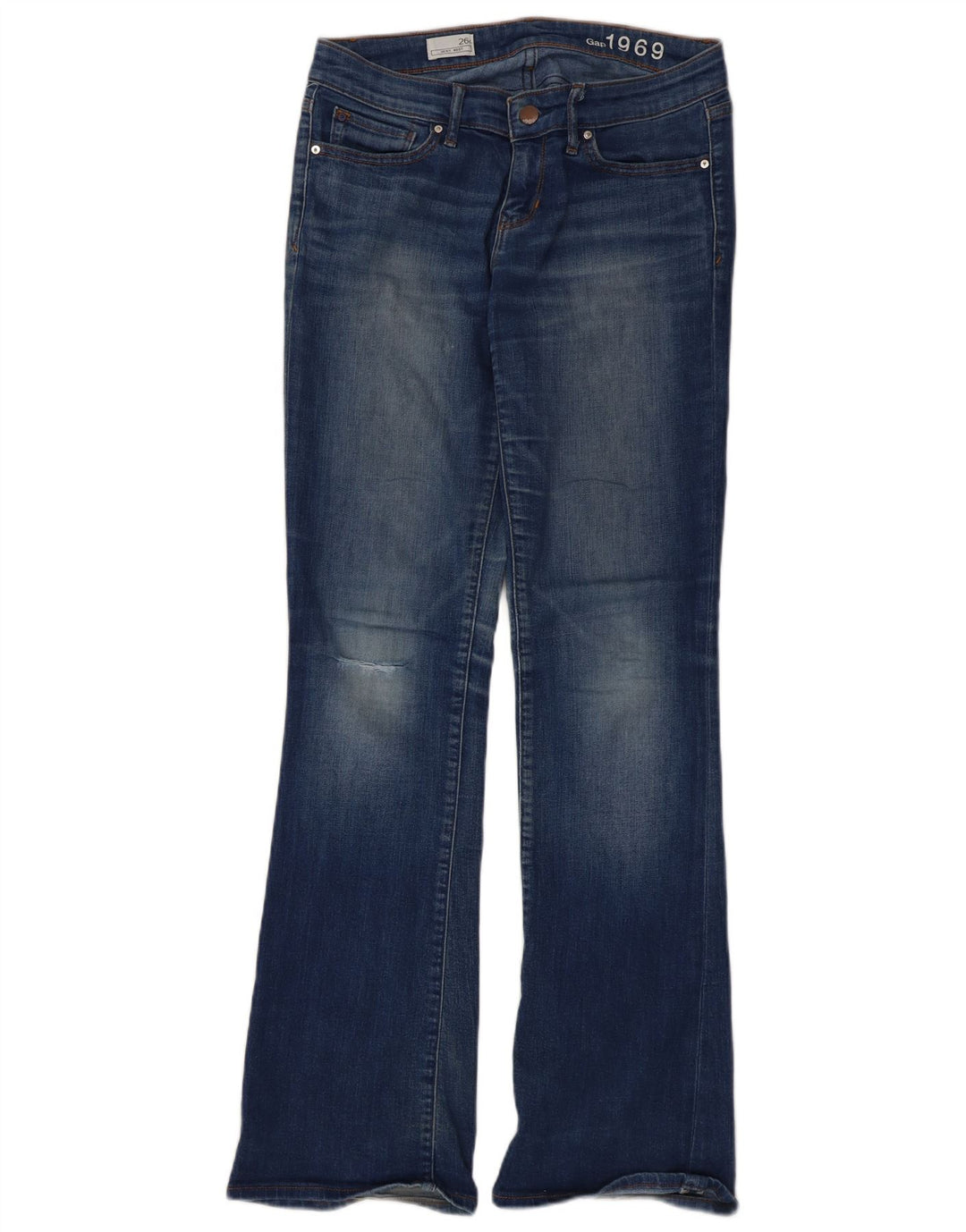 Gap Jeans desgastados sexys para mujer W26 L31 Algodón azul