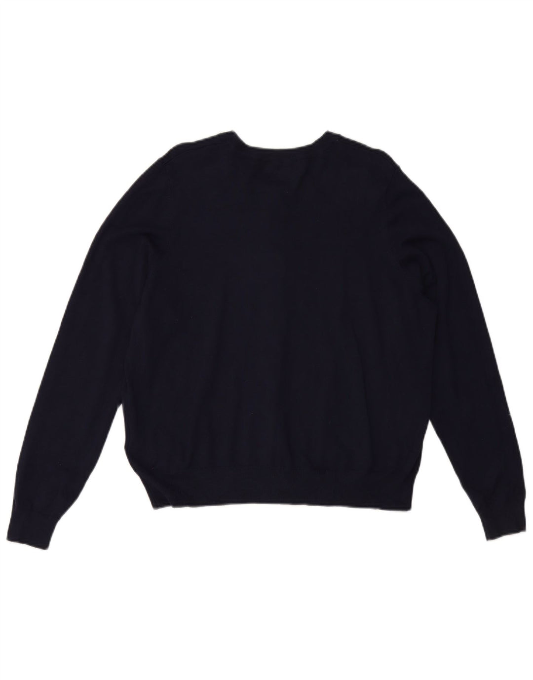 MARKS & SPENCER Suéter tipo cárdigan corto para mujer UK 20 2XL Azul marino Viscosa