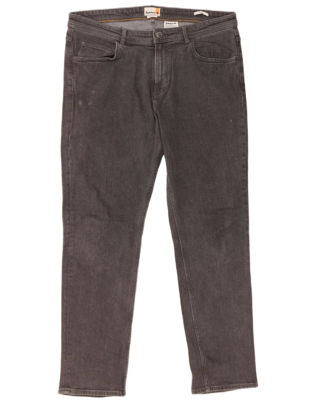 Timberland Vaqueros ajustados elásticos para hombre W38 L32 Algodón gris