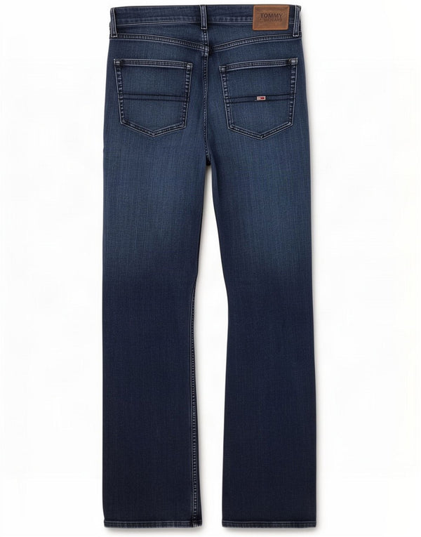Tommy Hilfiger Mens Ryan Relaxed Fit Bootcut Jeans W30 L33 Blue Cotton