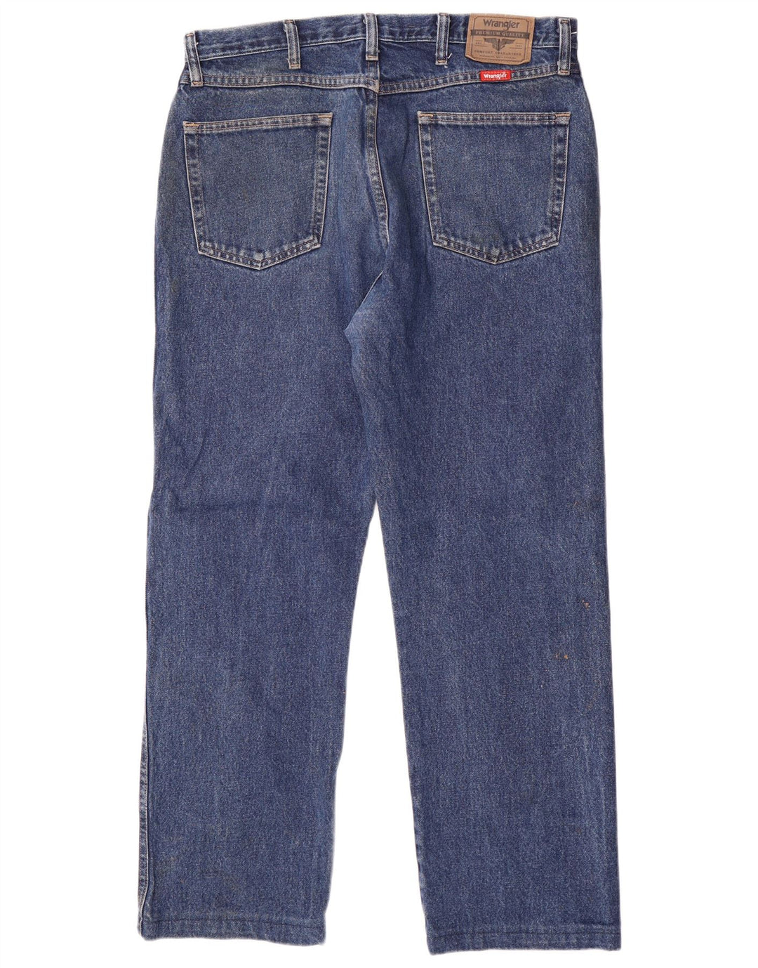 Wrangler Vaqueros rectos de corte regular para hombre W35 L30 Algodón azul