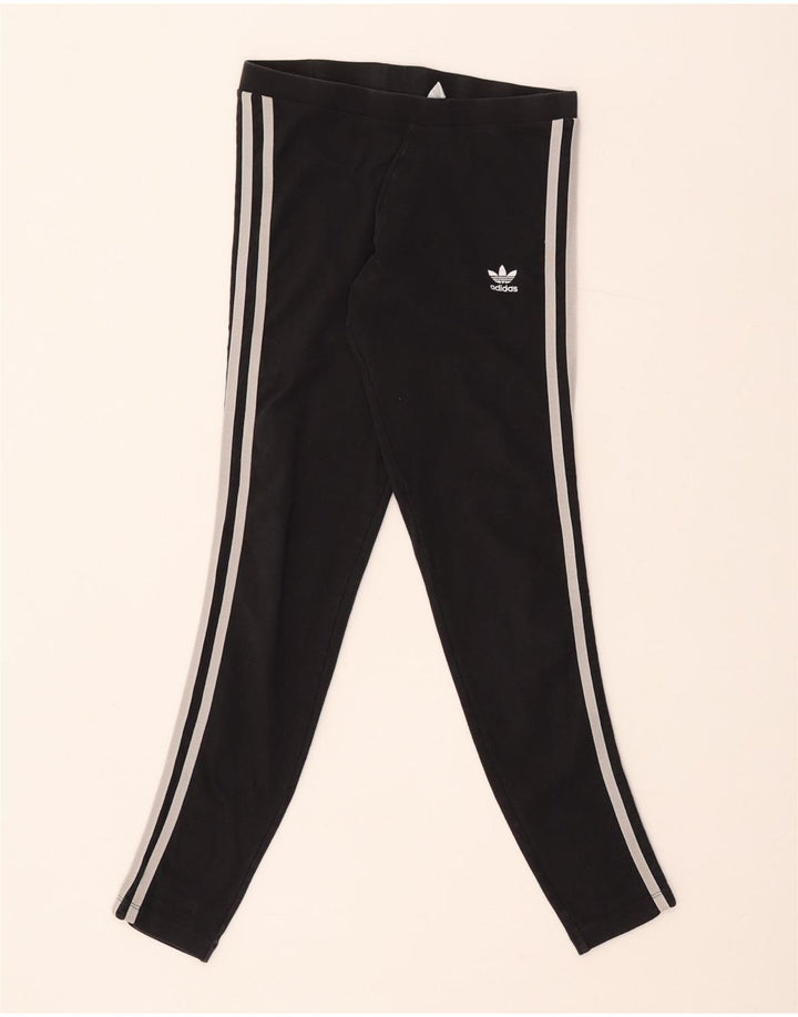 Adidas Leggings para mujer Reino Unido 8 Pequeño Algodón Negro