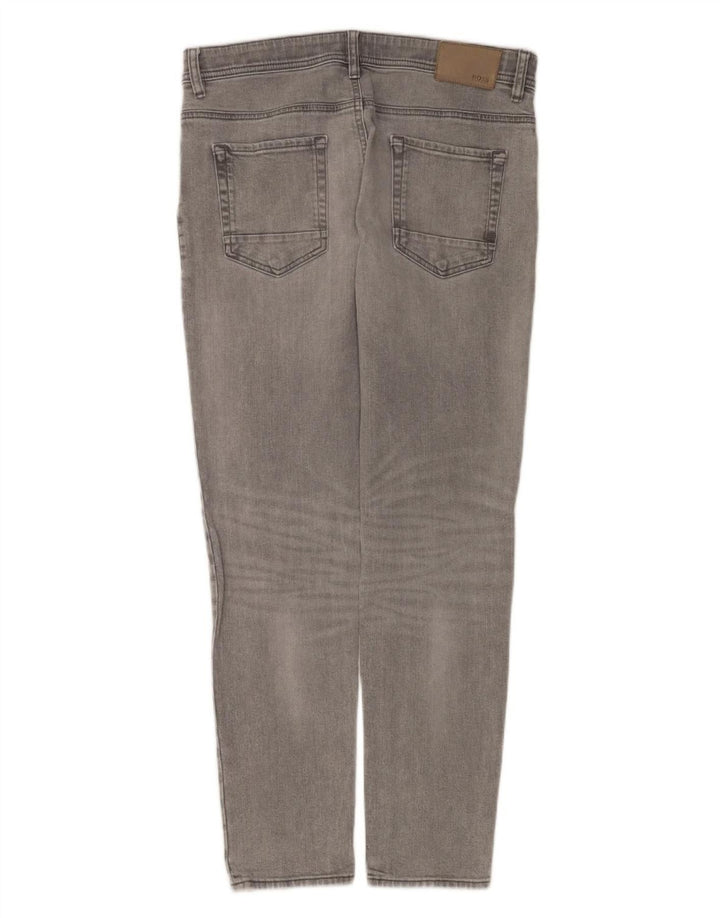 Vaqueros Hugo Boss Hombre Slim W34 L32 Algodón Gris