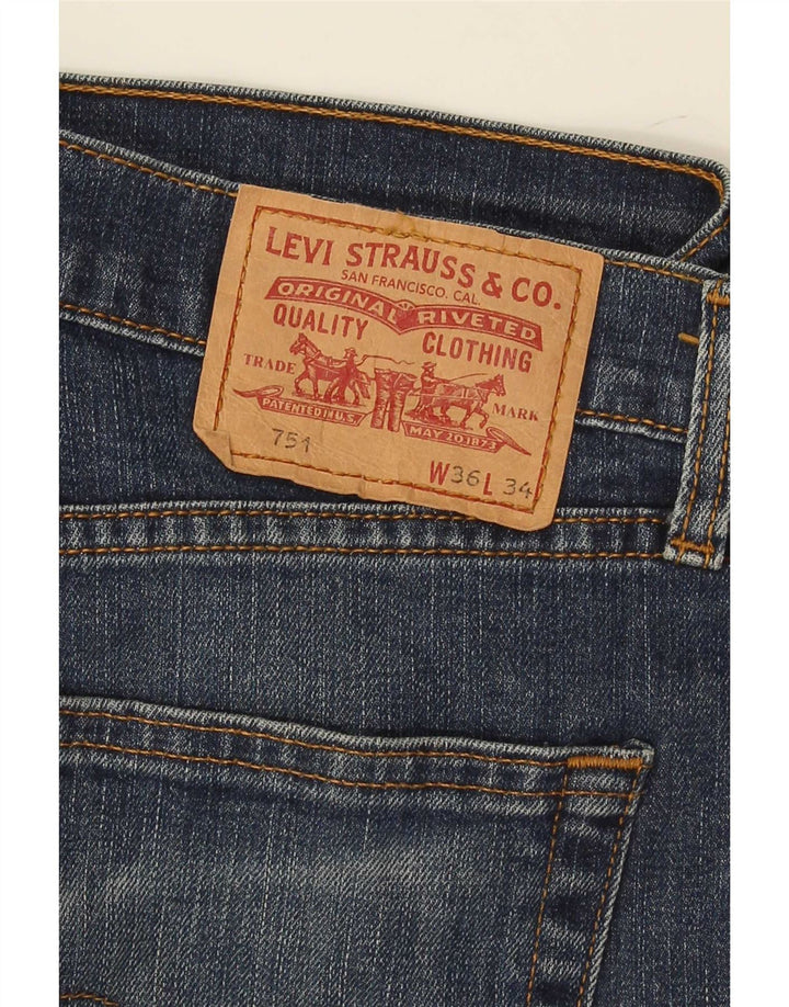 Levi's Jeans rectos 751 para hombre W36 L29 Algodón azul marino