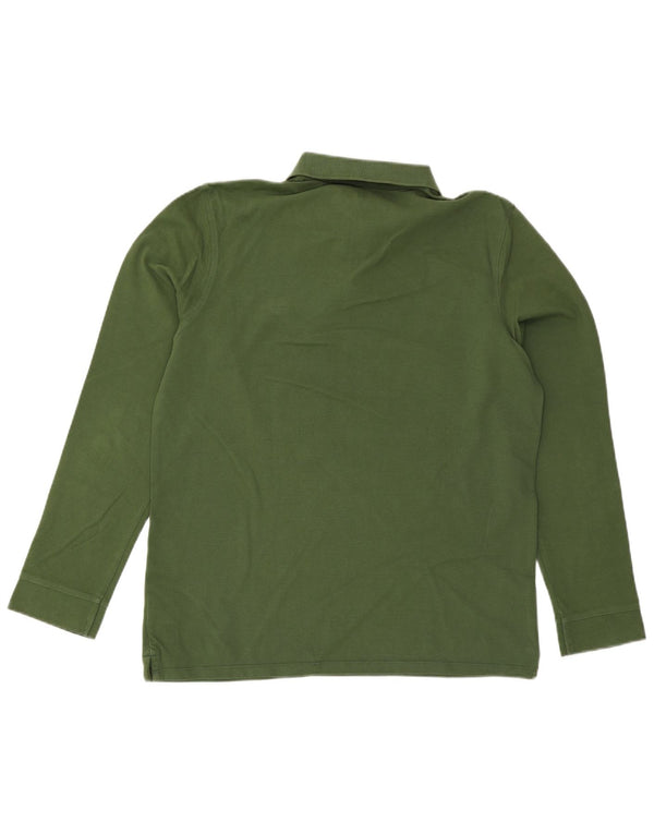 Timberland Polo De Manga Larga Slim Fit Para Hombre XL Algodón Verde