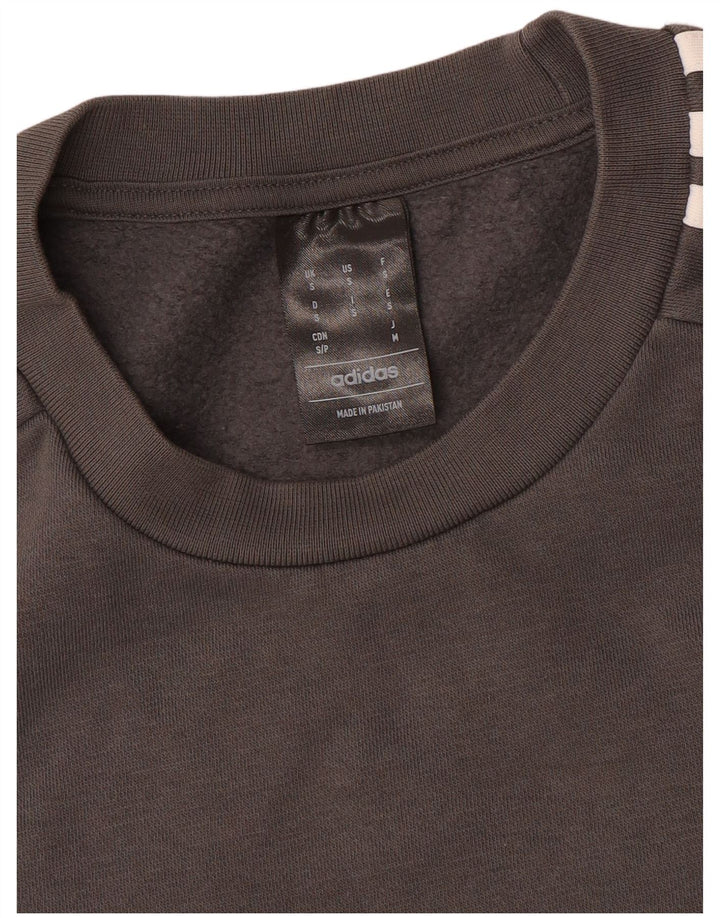 Adidas Hombre Sudadera Jumper Pequeño Gris