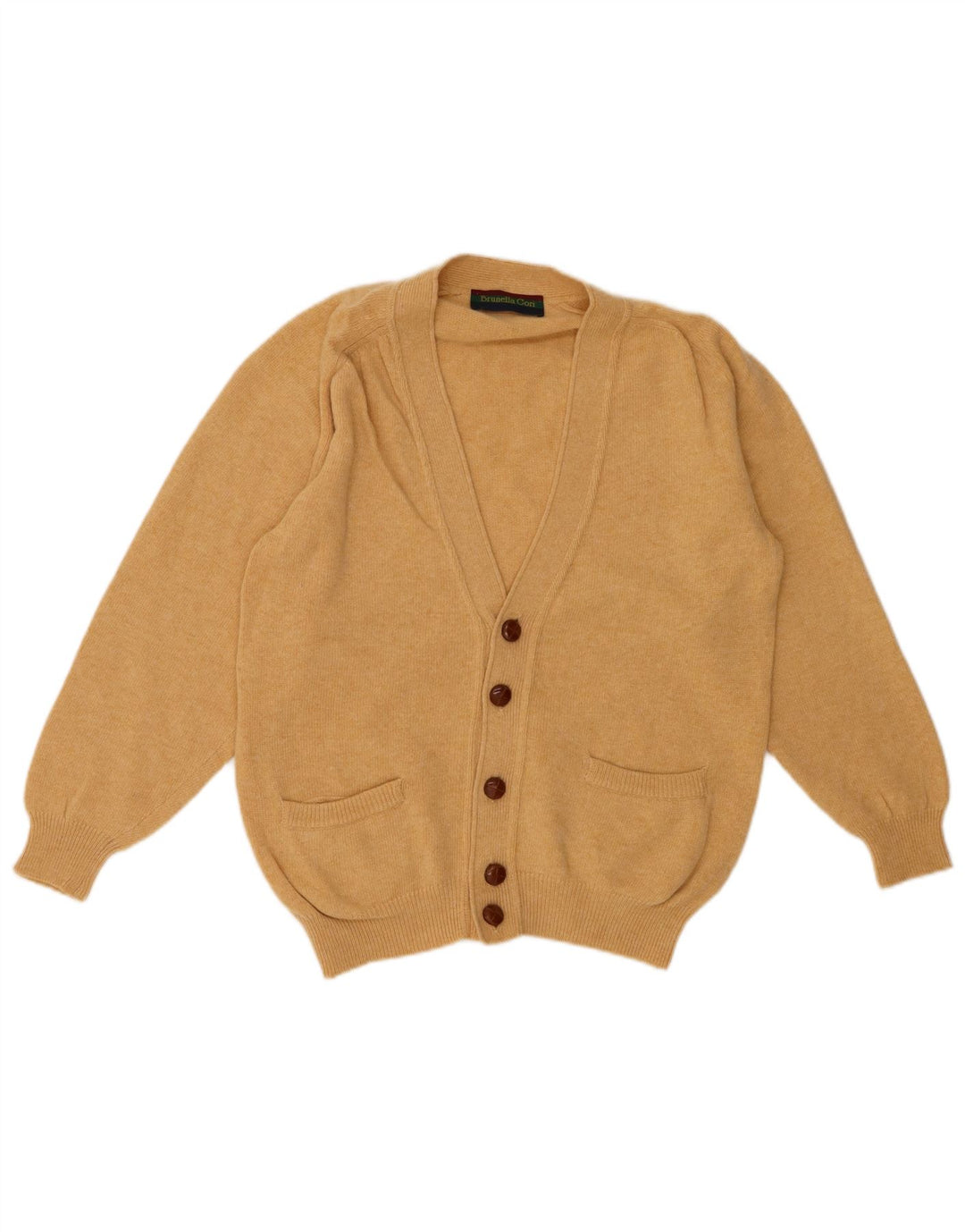 BRUNELLA GORI Suéter tipo cárdigan para mujer Reino Unido 14 Grande Beige