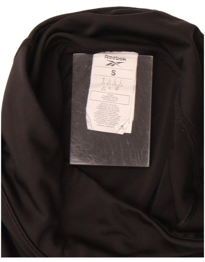 Leggings Reebok para mujer UK 8 Small Poliéster negro