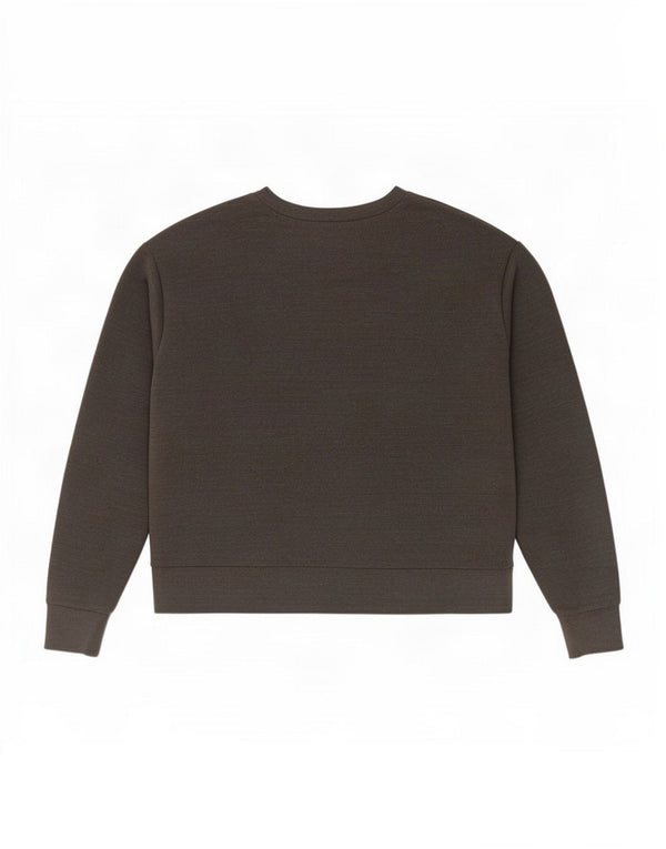 Cos Sudadera para hombre Jumper Poliéster moteado gris medio