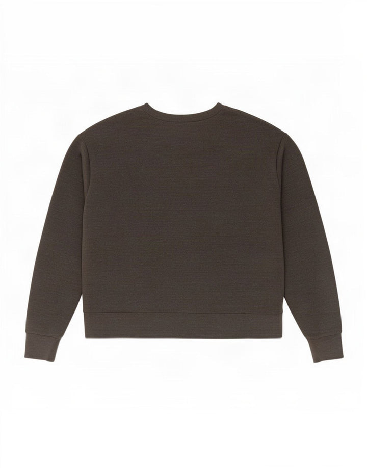 Cos Sudadera para hombre Jumper Poliéster moteado gris medio