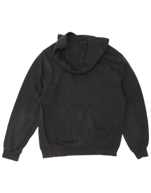 Nike - Sudadera con capucha para niños (12-13 años, talla grande, algodón negro)