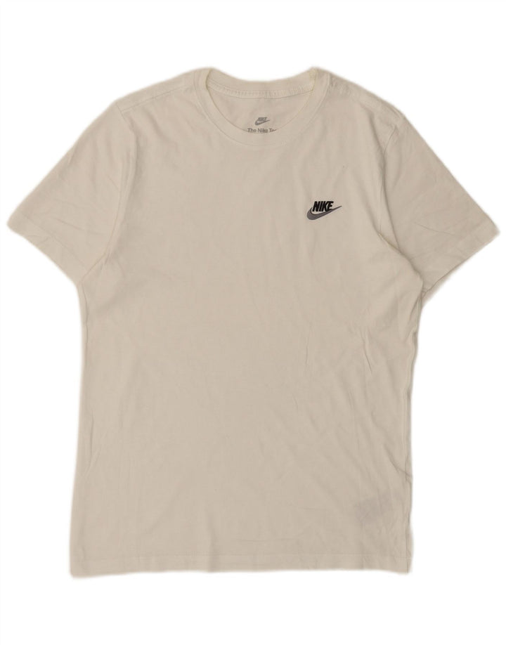 Camiseta Nike Hombre Top Small Blanco Algodón
