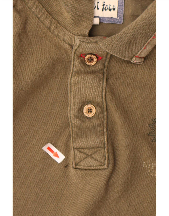 Polo para hombre Fat Face XL Caqui Algodón