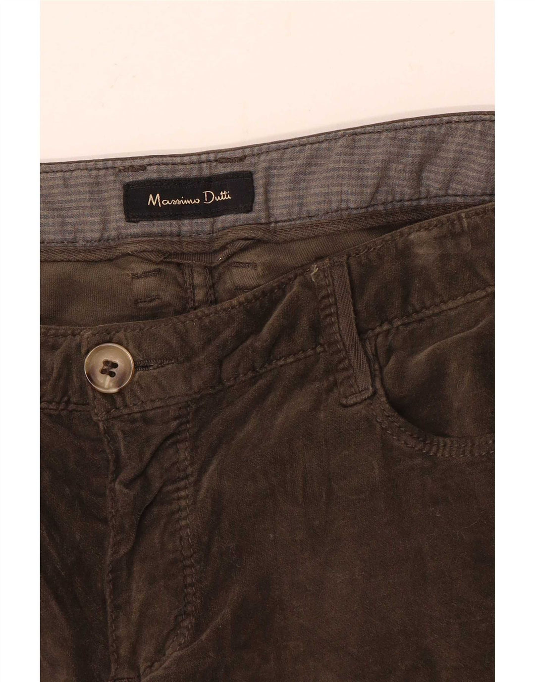 Pantalón Casual Massimo Dutti Mujer Slim W28 L32 Marrón