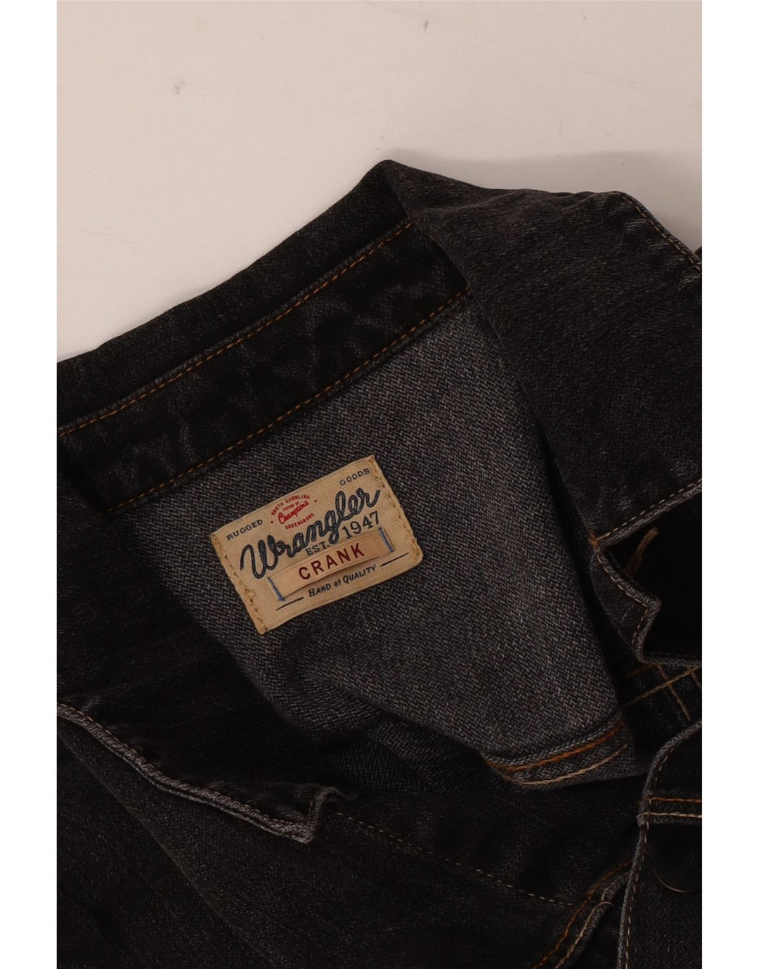 Wrangler Chaqueta Vaquera Crank para Hombre UK 36 Small Negro