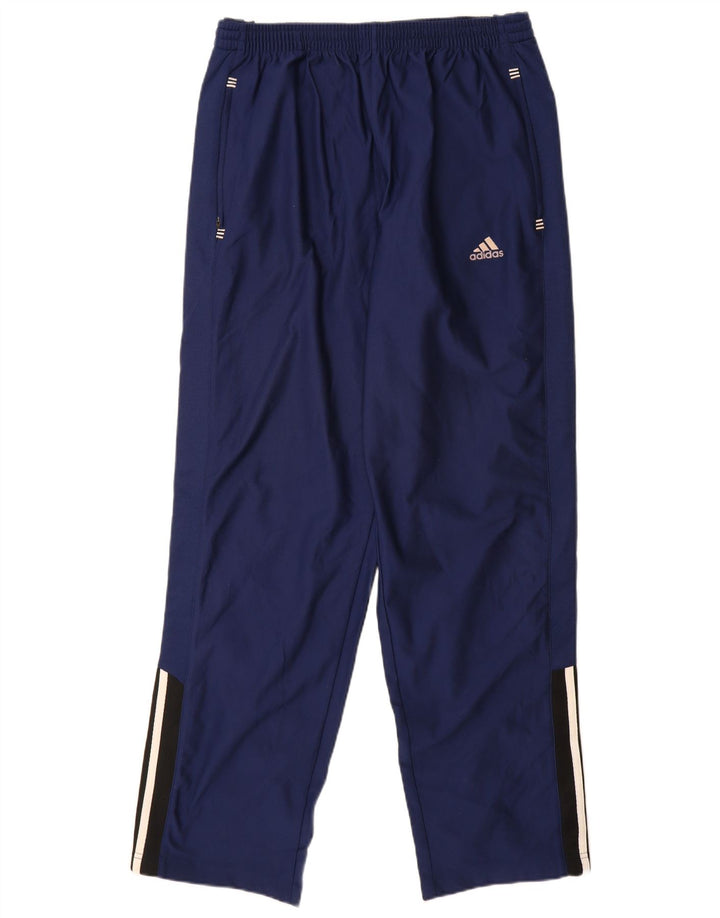 ADIDAS Pantalón de chándal Climalite para hombre, talla grande, color azul marino