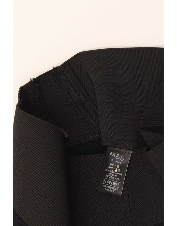 Marks & Spencer Leggings para mujer UK 8 Small Viscosa negra