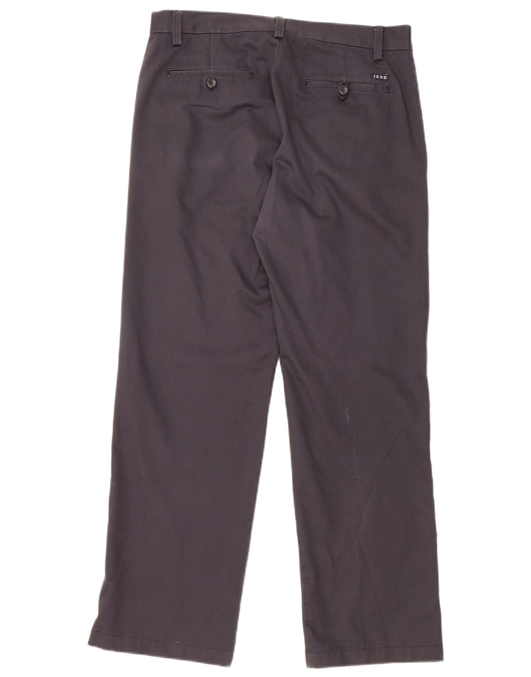 IZOD Pantalón chino slim fit para hombre W30 L30 Algodón azul marino