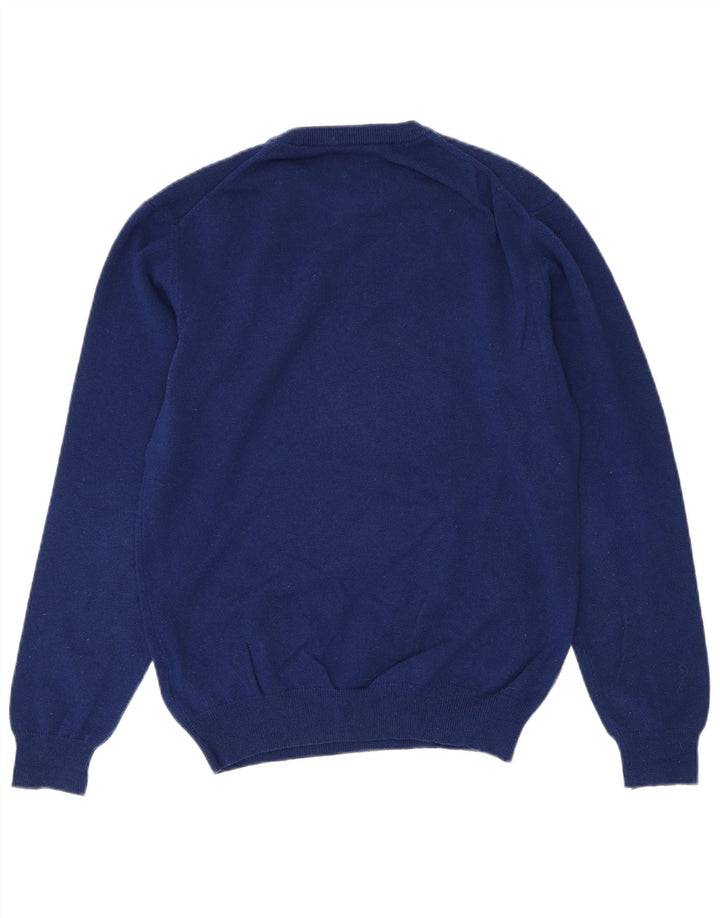 GANT Jersey De Cuello Redondo De Lana Azul Medio Hombre