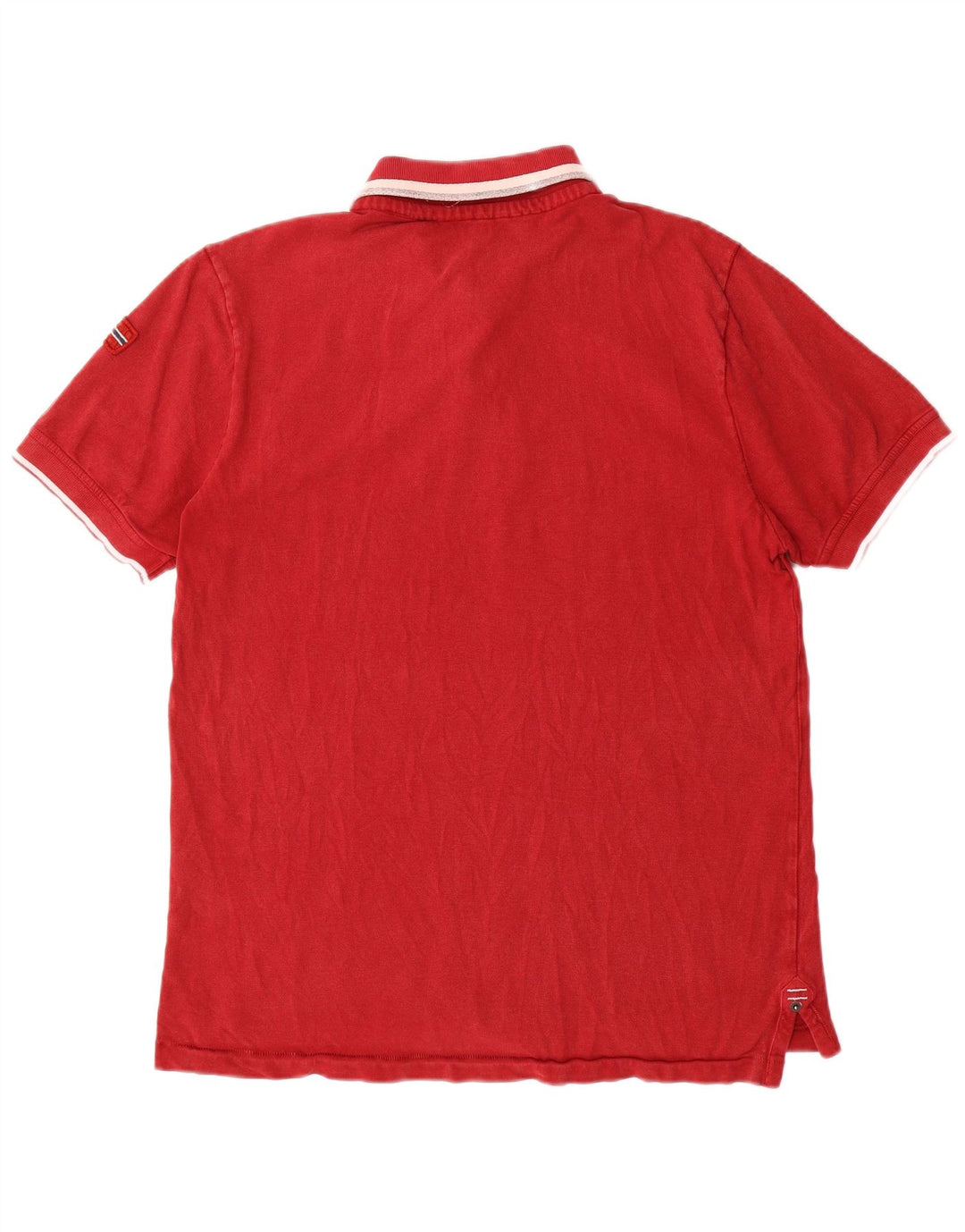NAPAPIJRI Polo Geographic Hombre Rojo Mediano