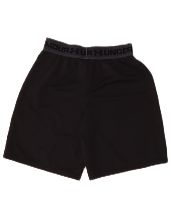 Under Armour Pantalones cortos deportivos Heat Gear Graphic para niños, 7-8 años, pequeño, negro