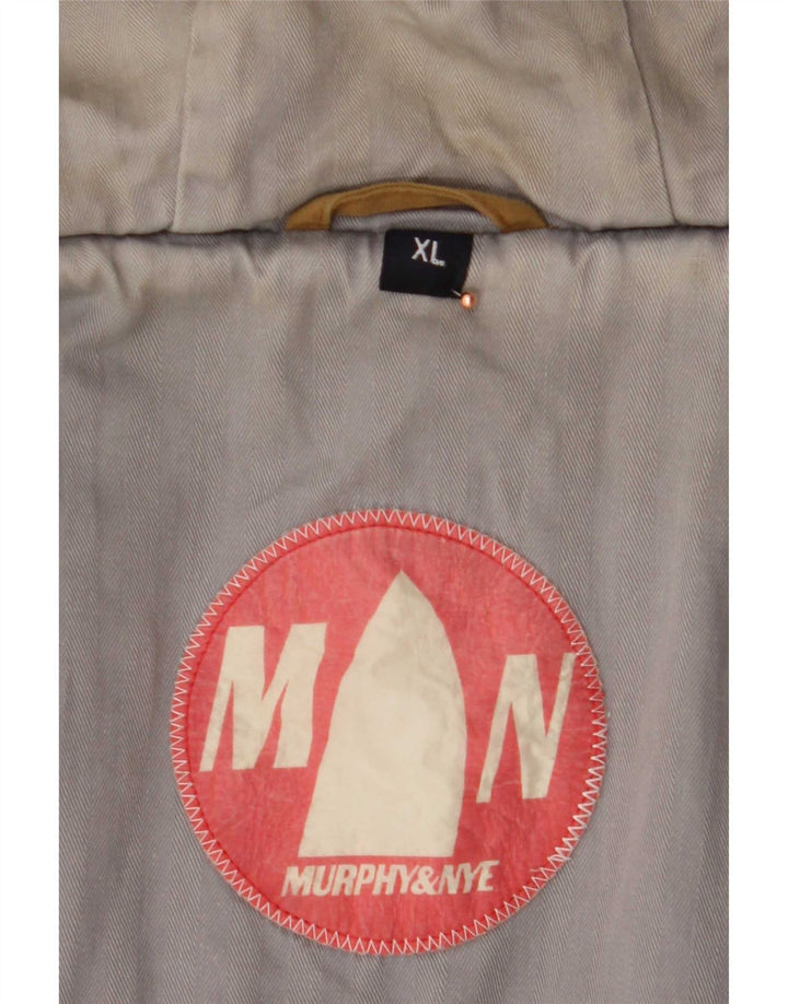 Murphy & Nye Chaqueta acolchada con capucha para hombre UK 42 XL Beige