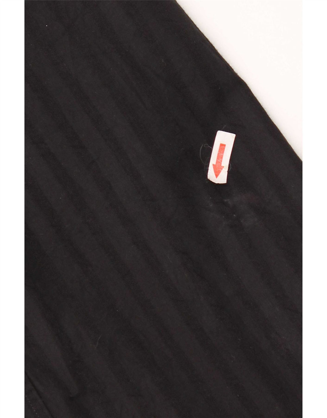 Camisa Diesel Hombre Grande Algodón A Rayas Negras