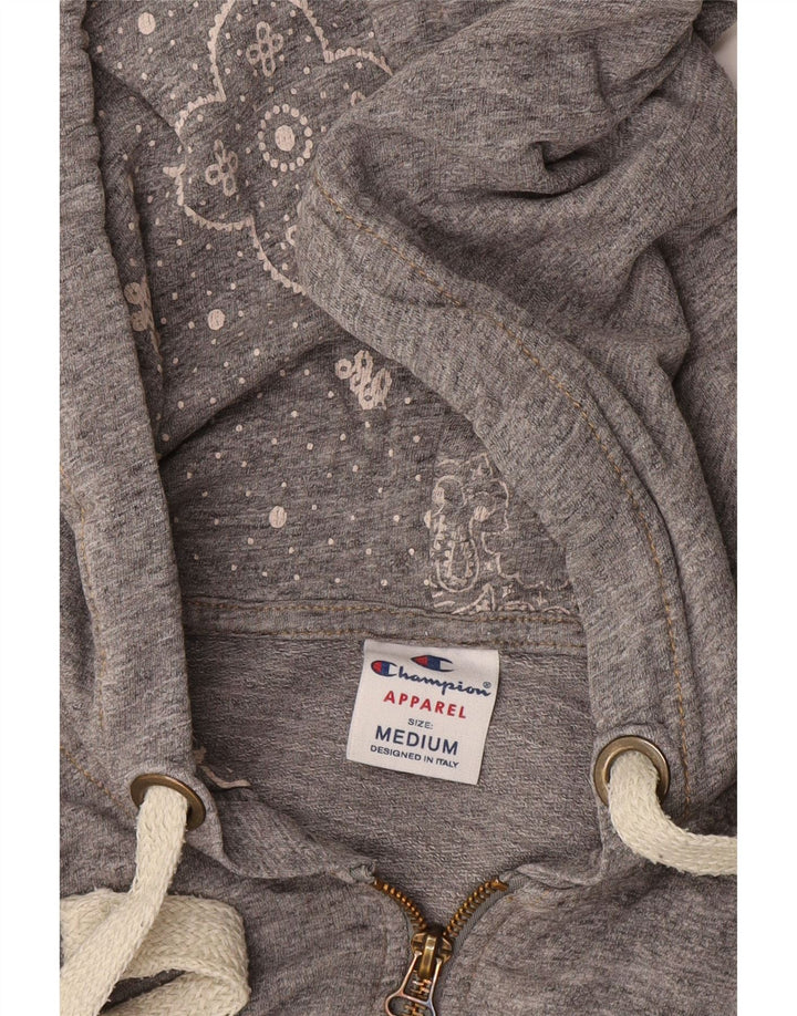 Champion Sudadera con capucha y cremallera para mujer UK 40 Gris medio
