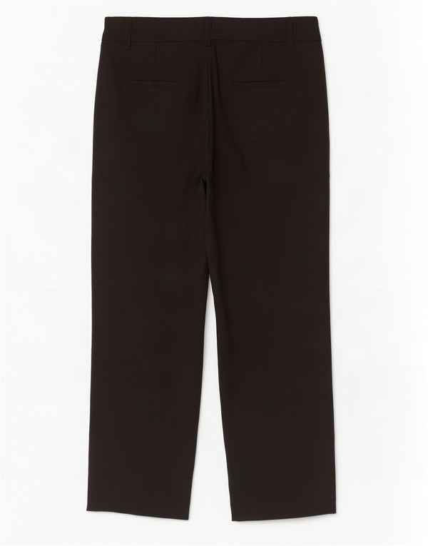 Gerry Weber Pantalones casuales de ajuste clásico para mujer UK 12 Medium W30 L28 Negro