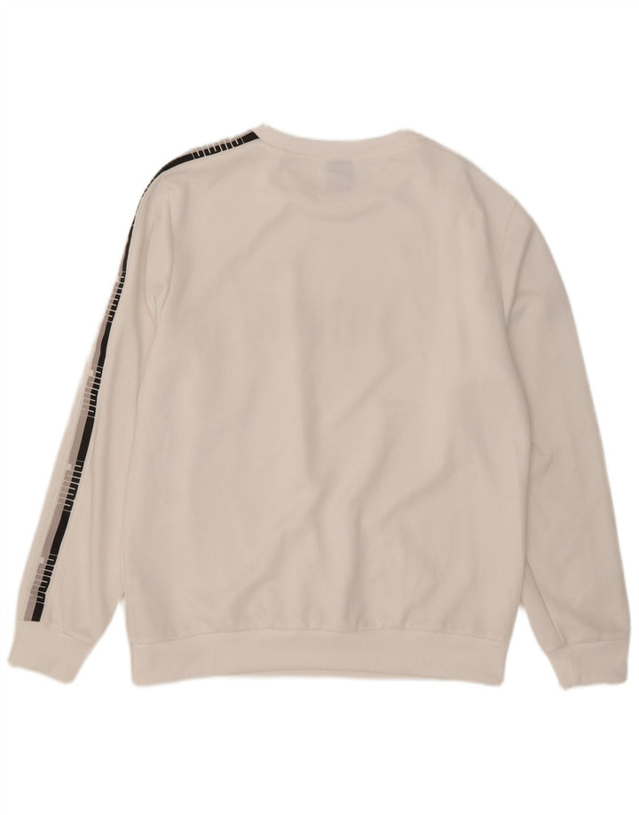 Puma Sudadera con gráfico para hombre Jumper Large White Poliéster