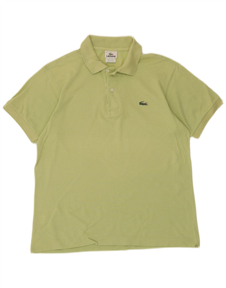 Polo Lacoste para hombre talla 4 algodón verde medio
