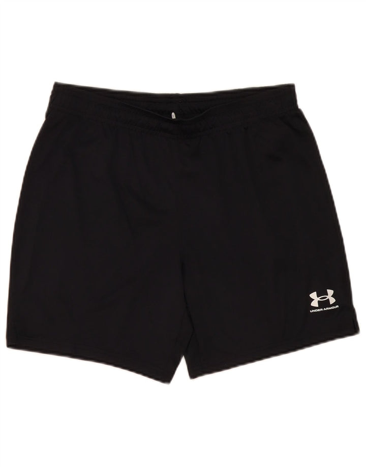 Under Armour Pantalones cortos deportivos para niño 13-14 años XL Negro Poliéster