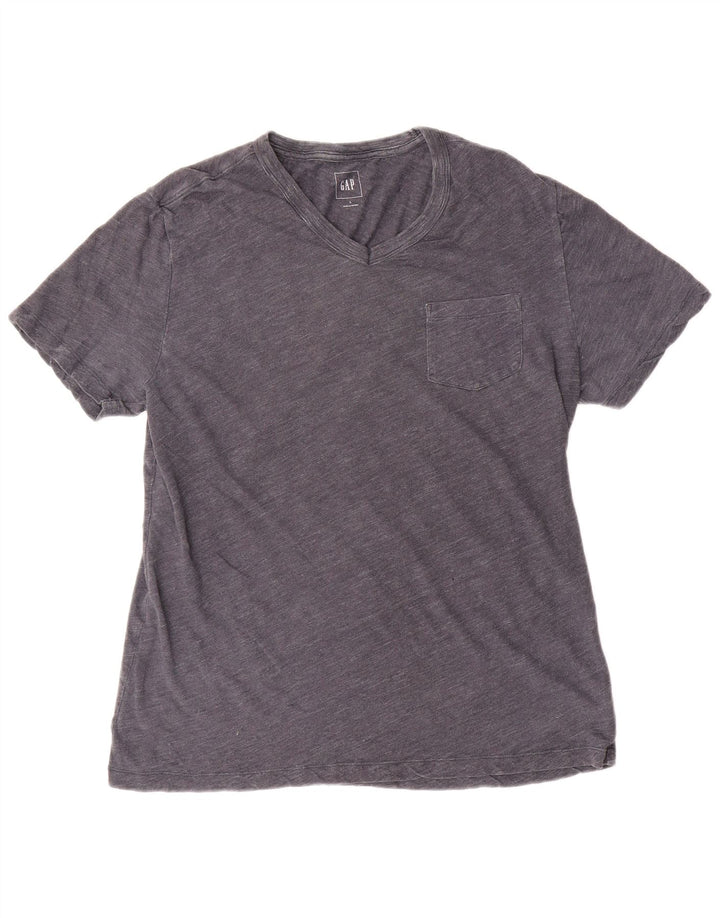 Camiseta Gap para hombre Top grande de algodón moteado gris