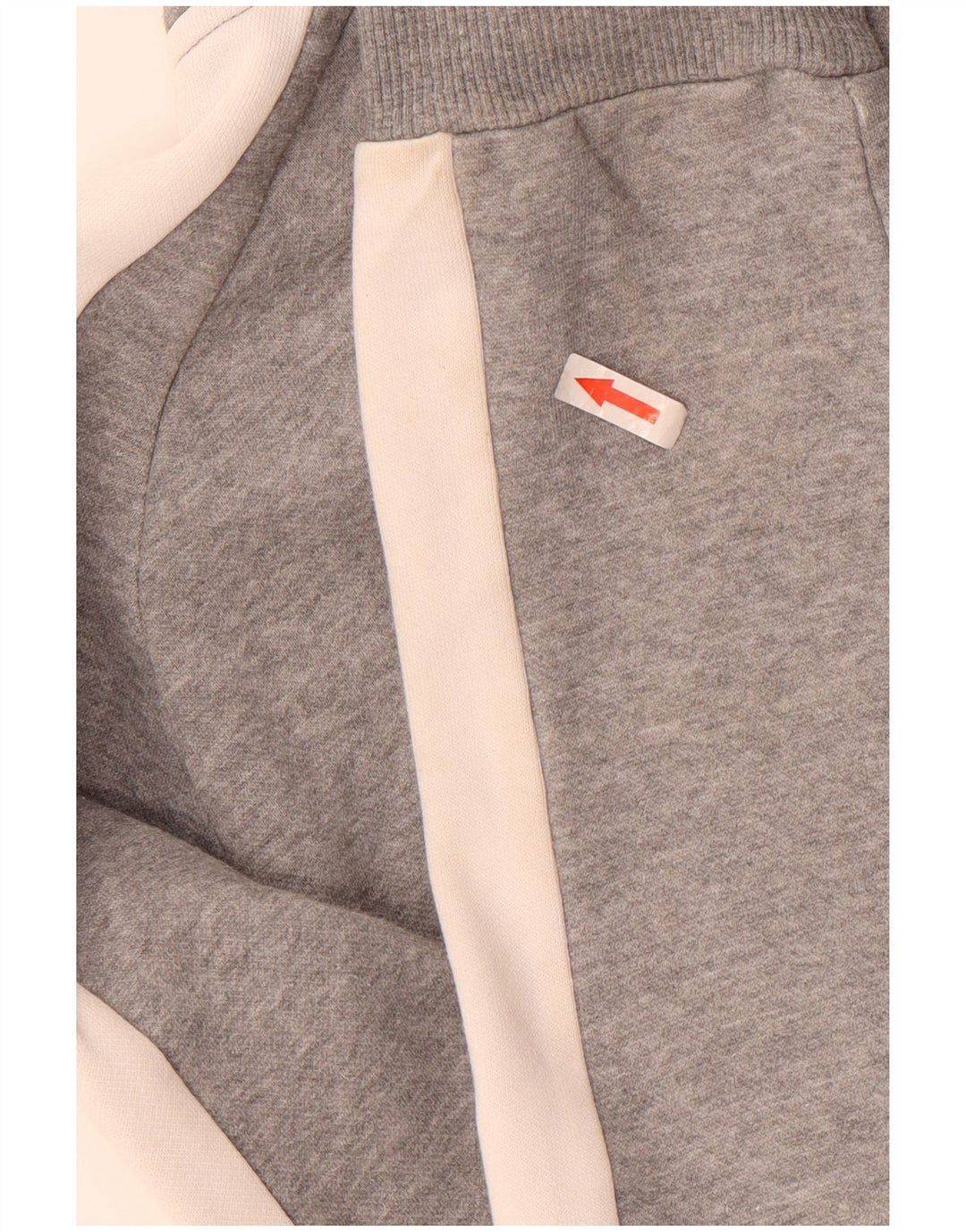 Puma Chaqueta de chándal para hombre, talla pequeña, algodón gris con bloques de color