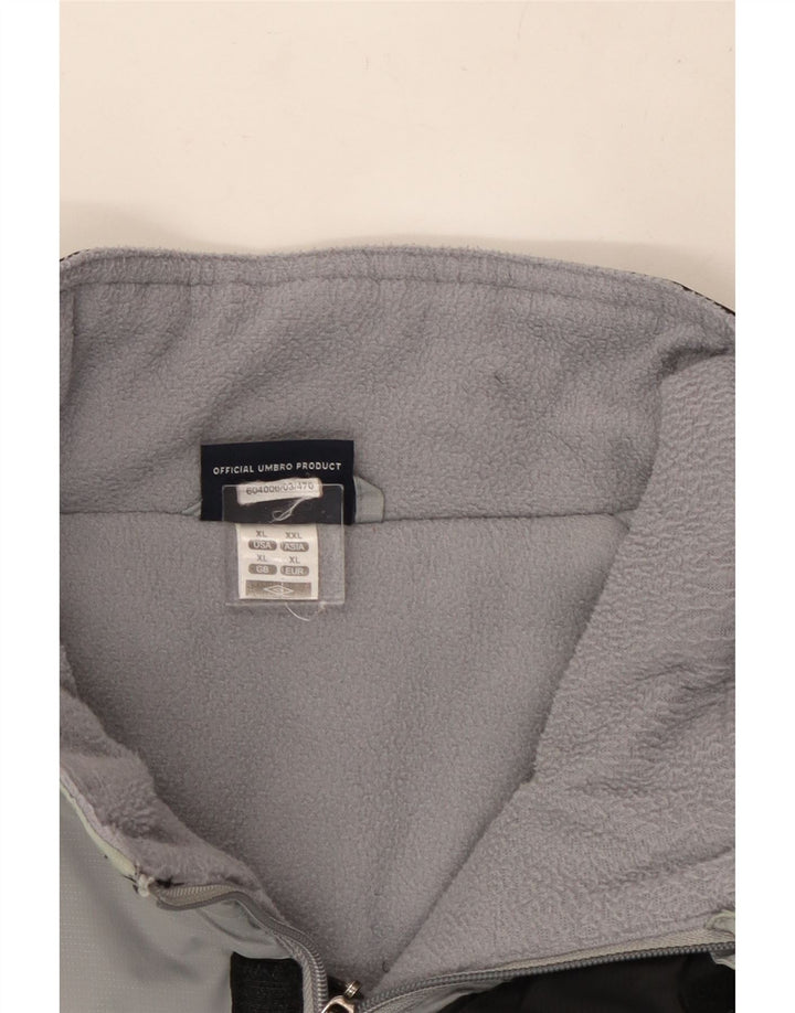 Chaqueta cortavientos para hombre Umbro UK 42 XL Nylon color gris
